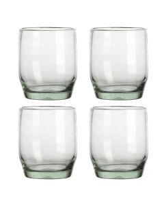 Cravings By Chrissy Teigen 4 Piece 8.2 Ounce Clear Glass Spanish Double Old Fashion Set